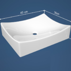 Cuba De Apoio São João Pádua Marmorite 45x36cm