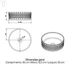 Cuba De Apoio Solo Redonda Japi Branco