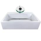 Cuba De Apoio Válvula Oculta Retangular Branca 57x46cm