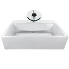 Cuba De Apoio Válvula Oculta Retangular Branca 57x46cm