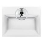 Cuba De Apoio Válvula Oculta Retangular Branca 57x46cm