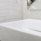 Cuba De Apoio Válvula Oculta Retangular Branca 57x46cm