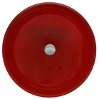 Cuba de Apoio Vidro Redonda Vermelha 35x35cm Sensea