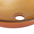 Cuba de Apoio Vidro Turmalina 48S 48x31x14cm Oval Ouro Astra