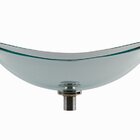 Cuba De Apoio Vitreo Cp-qv48s Oval Transparente