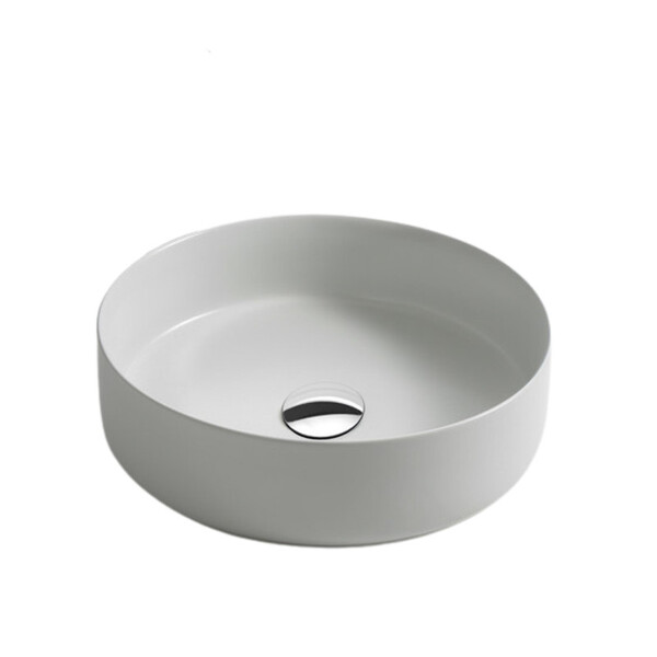 Cuba De Bancada Banheiro Louça Com Valvula, 37x37 Mx212 Branc