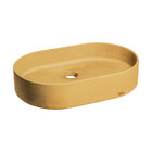 Cuba De Banheiro Concreto Apoio Elipse 55 Cm (lotus Gold)