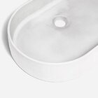 Cuba De Banheiro Concreto Apoio Elipse 55 Cm (lotus Off White)