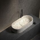 Cuba De Banheiro Concreto Apoio Elipse 60 Cm (francs Granilit