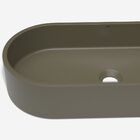 Cuba De Banheiro Concreto Apoio Elipse 60 Cm (francs Musgo)