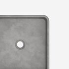 Cuba De Banheiro Concreto Apoio Quadrada 39 Cm (guna Cemento)