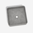 Cuba De Banheiro Concreto Apoio Quadrada 39 Cm (guna Cemento)