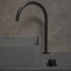 Cuba De Banheiro Concreto Apoio Quadrada 39 Cm (guna Cemento)