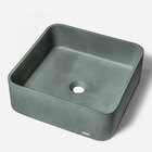 Cuba De Banheiro Concreto Apoio Quadrada 40 Cm (urban Florest)