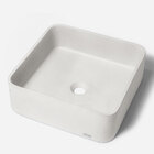 Cuba De Banheiro Concreto Apoio Quadrada 40 Cm (urban Off Whi