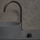 Cuba De Banheiro Concreto Apoio Redonda 35 Cm (oso Cenere)