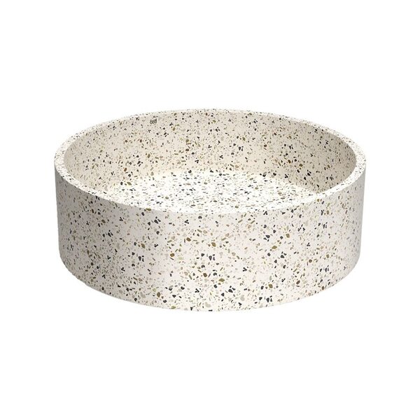 Cuba De Banheiro Concreto Apoio Redonda 35 Cm (oso Granilite