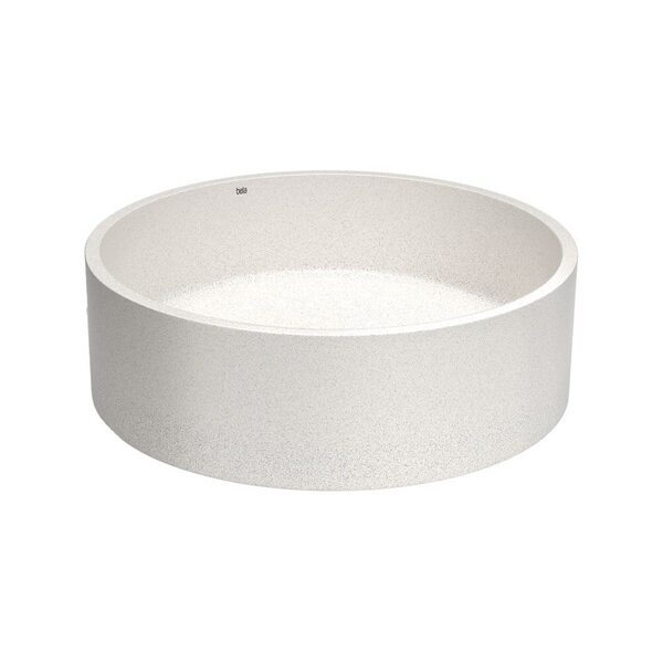 Cuba De Banheiro Concreto Apoio Redonda 35 Cm (oso Granilite