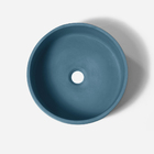 Cuba De Banheiro Concreto Apoio Redonda 35 Cm (small Caribe)