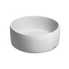 Cuba De Banheiro Concreto Apoio Redonda 35 Cm (small Off Whit