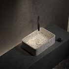 Cuba De Banheiro Concreto Apoio Retangular 40 Cm (moran Grani