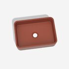 Cuba De Banheiro Concreto Apoio Retangular 40 Cm (moran Marsa