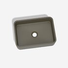 Cuba De Banheiro Concreto Apoio Retangular 40 Cm (moran Musgo)