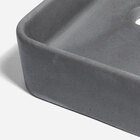 Cuba De Banheiro Concreto Apoio Retangular 55 Cm (allure Graf