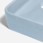 Cuba De Banheiro Concreto Apoio Retangular 55 Cm (allure Ocea