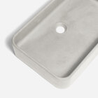 Cuba De Banheiro Concreto Apoio Retangular 55 Cm (allure Off