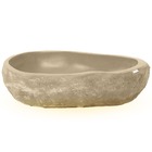 Cuba De Banheiro Concreto Apoio Rocha 57 Cm (sten Travertino)