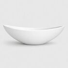 Cuba De Banheiro Lavabo Pia Apoio 35cm Branca Oval Redonda Br