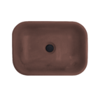 Cuba De Banheiro Lavabo Pia De Sobrepor Retangular Acabamento