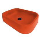 Cuba De Banheiro Lavabo Pia De Sobrepor Retangular Acabamento