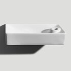 Cuba De Banheiro Louça Apoio Ou Suspensa Retangular 44 Cm (br