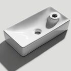 Cuba De Banheiro Louça Apoio Ou Suspensa Retangular 44 Cm (br