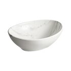 Cuba De Banheiro Louça Apoio Oval 41 Cm (bari Mármore Calacat