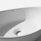 Cuba De Banheiro Louça Apoio Oval 45 Cm (verona Branca)