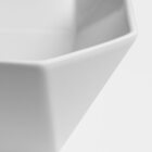 Cuba De Banheiro Louça Apoio Quadrada 36 Cm (nimes Branca)