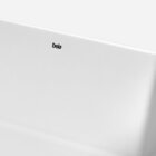 Cuba De Banheiro Louça Apoio Quadrada 36 Cm (nimes Branca)