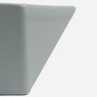 Cuba De Banheiro Louça Apoio Quadrada 36 Cm (nimes Cinza)