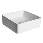 Cuba De Banheiro Louça Apoio Quadrada 36 Cm (pienza Branca)