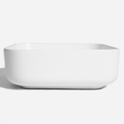 Cuba De Banheiro Louça Apoio Quadrada 39 Cm (treviso Branca F