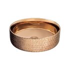 Cuba De Banheiro Louça Apoio Redonda 36 Cm Porto Metálica Ros