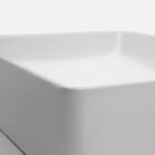 Cuba De Banheiro Louça Apoio Retangular 48 Cm (pádua Branca)