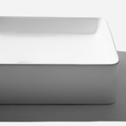 Cuba De Banheiro Louça Apoio Retangular 48 Cm (pádua Branca)