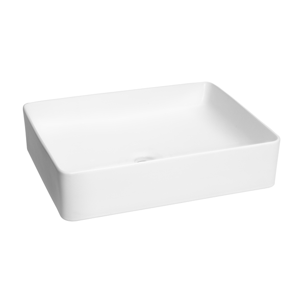 Cuba De Banheiro Louça Apoio Retangular 48 Cm (pádua Branca)