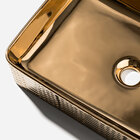 Cuba De Banheiro Louça Apoio Retangular 51 Cm (loures Rosé Go