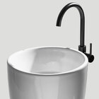 Cuba De Banheiro Louça Piso Redonda 40 Cm (ravenna Branca)