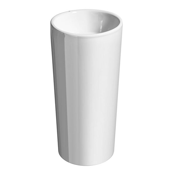 Cuba De Banheiro Louça Piso Redonda 40 Cm (ravenna Branca)